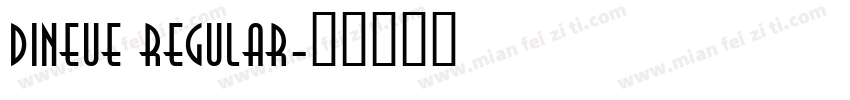 diNeue Regular字体转换